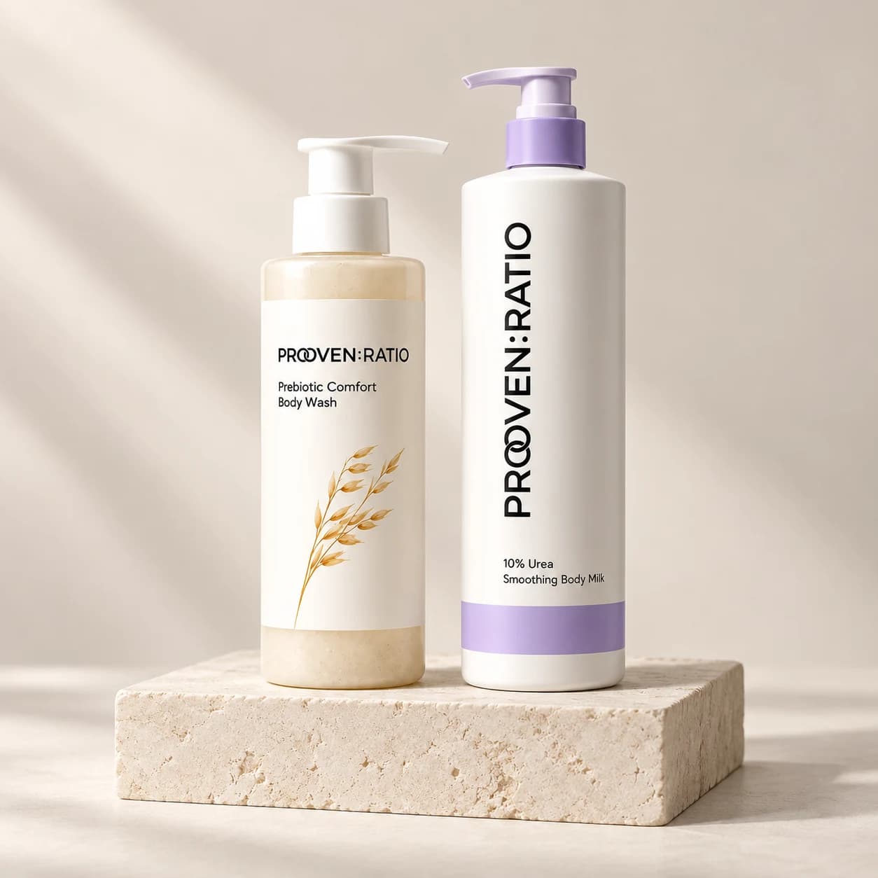 Body Care Duo: Microbiome-Comfort Body Wash and Urea Almond Smoothing Milk