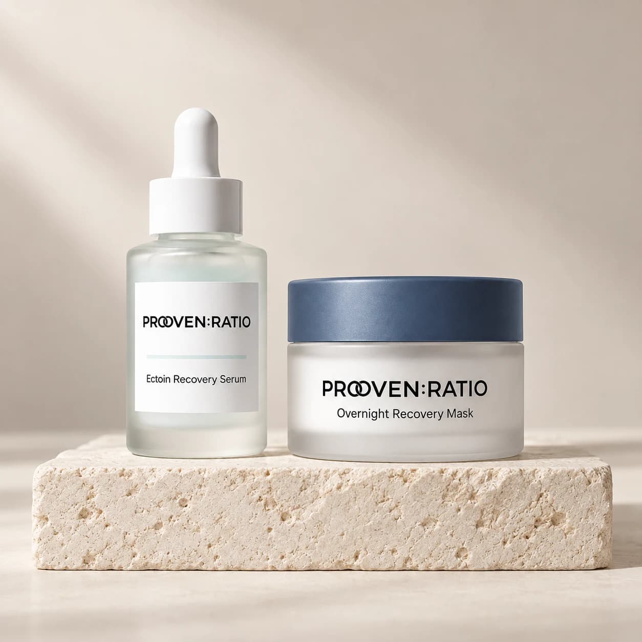 Evening Recovery: Skin Recovery Serum and Overnight Recovery Mask