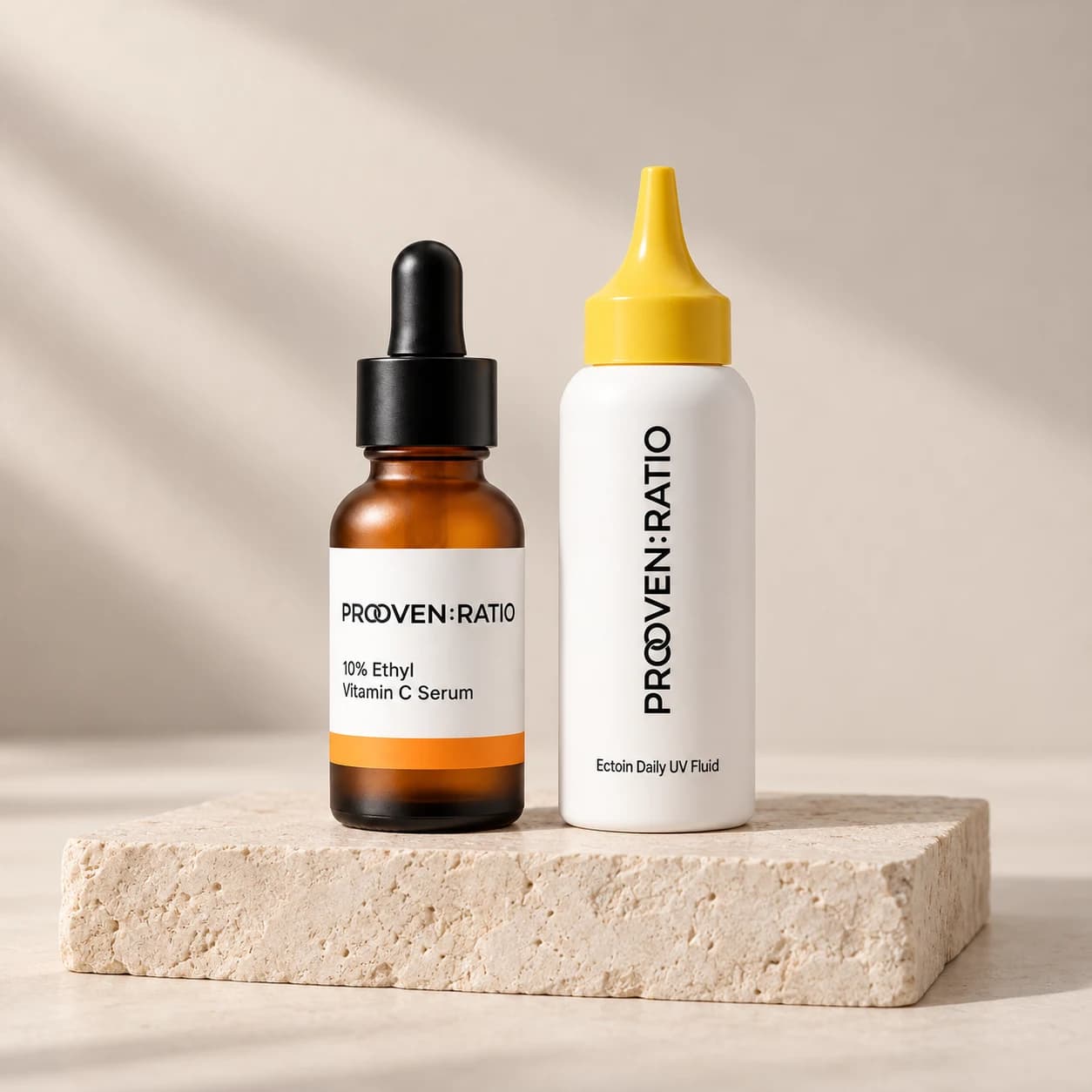 Morning Essentials: C10 Antioxidant Serum and Daily UV Fluid