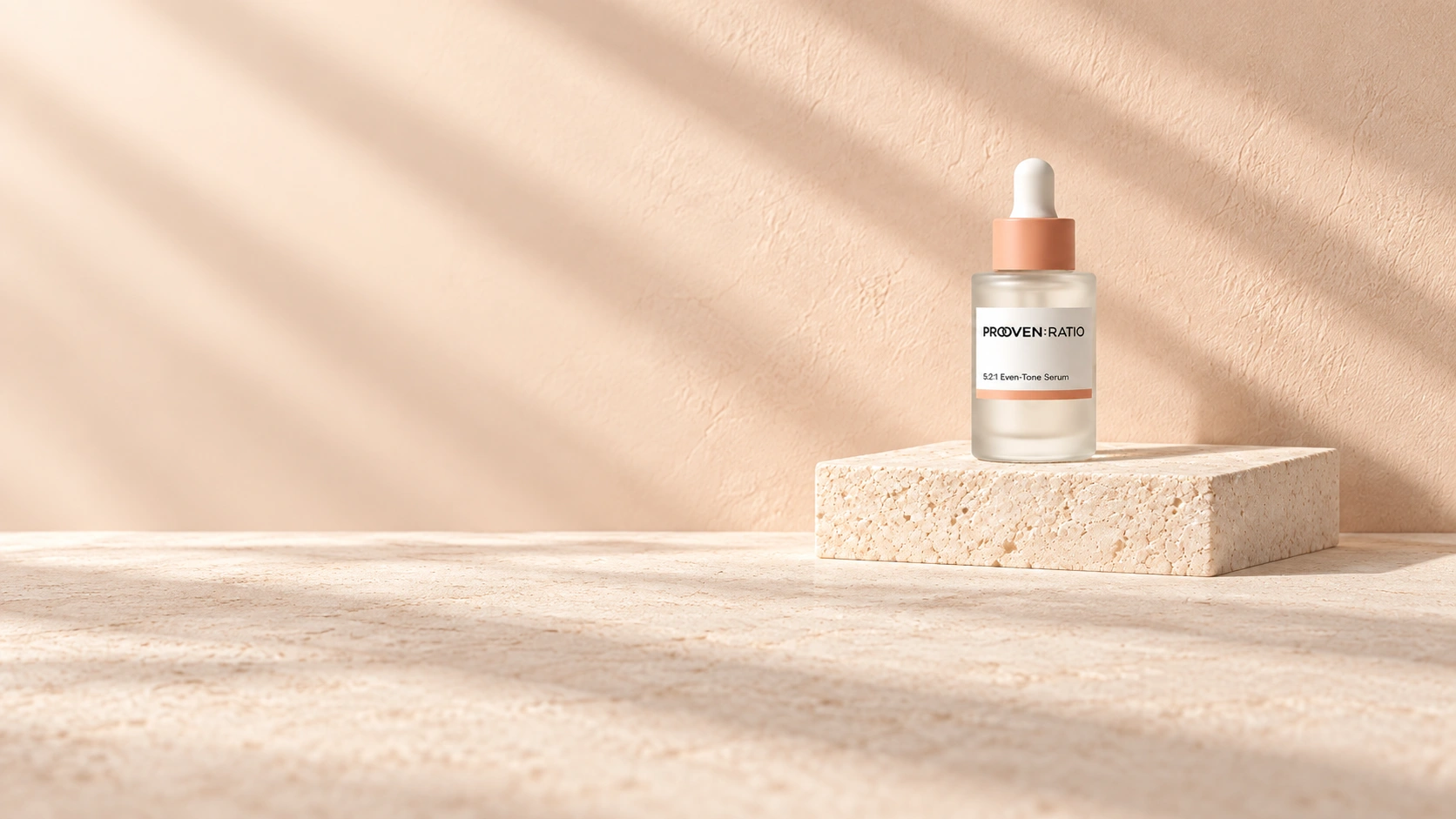 Even-Tone Serum — PROOVEN:RATIO studio campaign