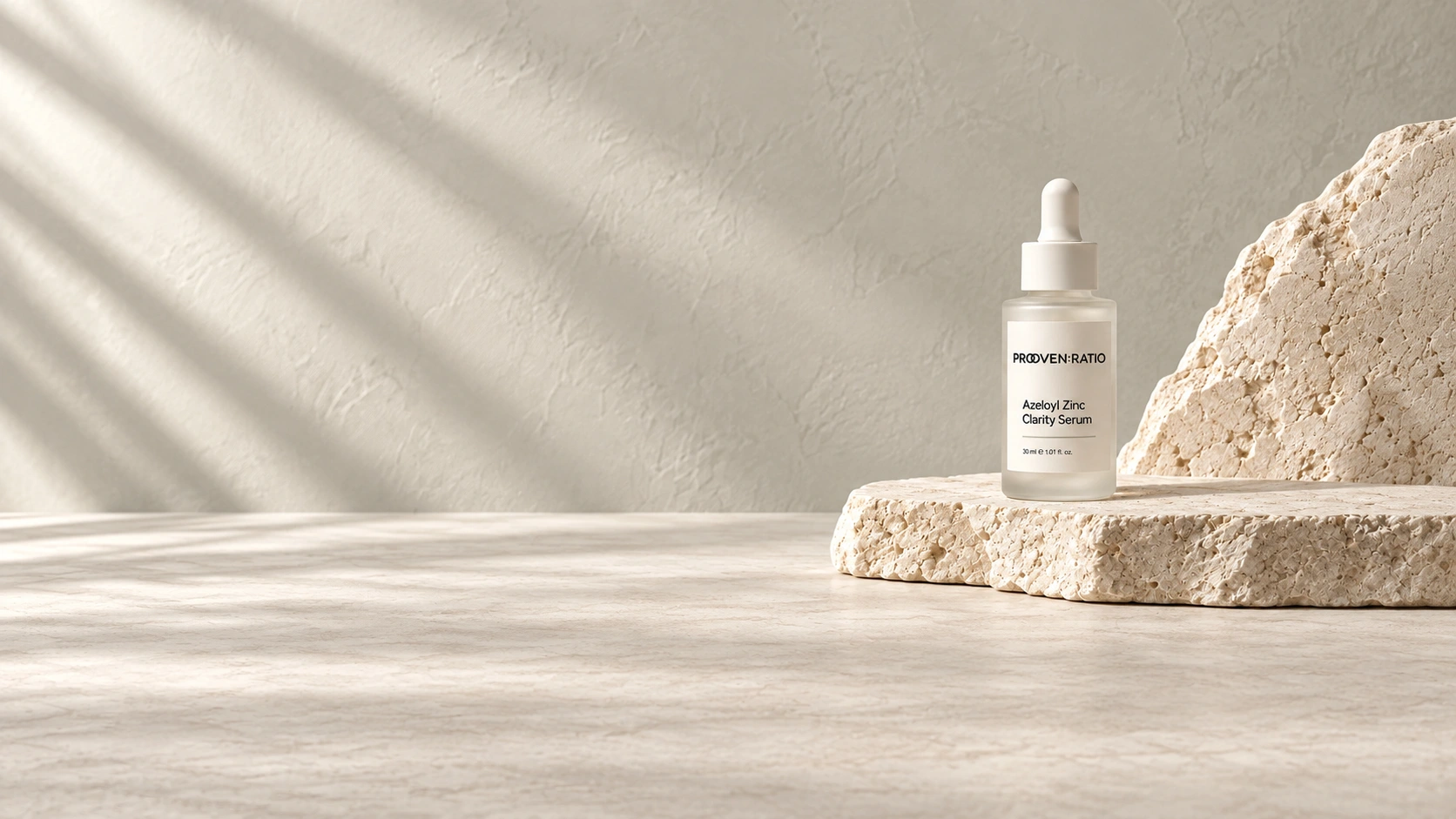 Azelaic-Derivative Clarity Serum — PROOVEN:RATIO studio campaign