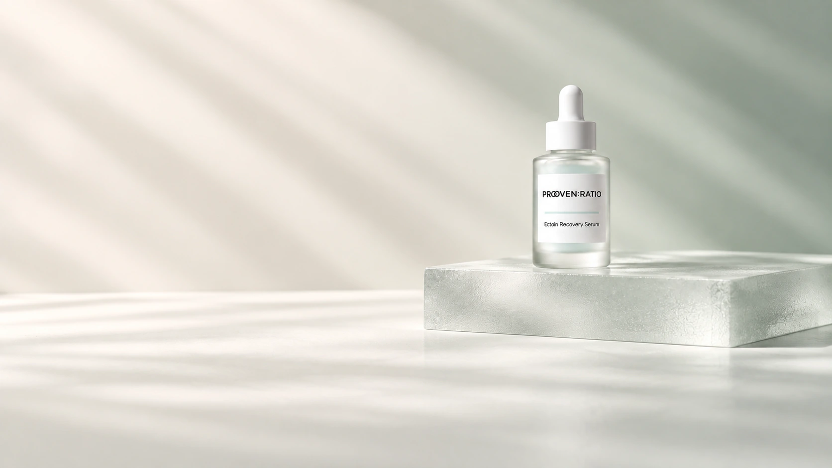 Skin Recovery Serum — PROOVEN:RATIO studio campaign